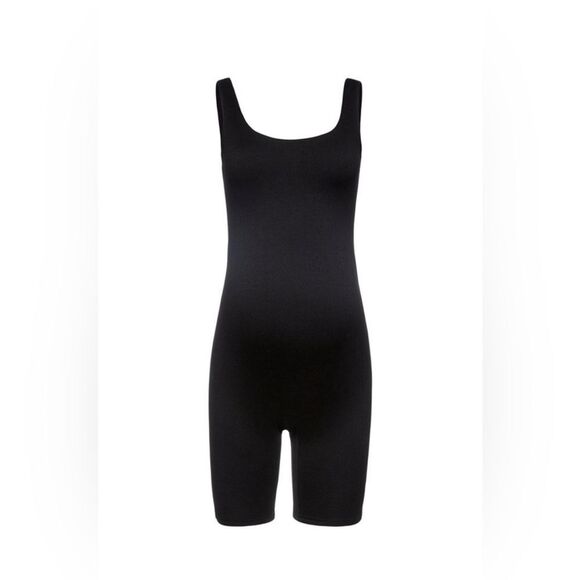 BUMPSUIT The Cindy Maternity Romper In Black - Picture 4 of 4